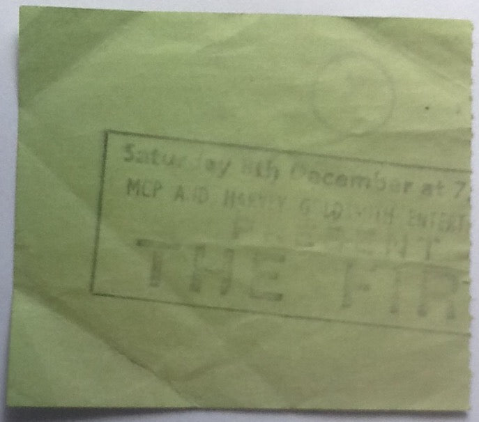 Firm Original Used Concert Ticket Hammersmith Odeon London 1984
