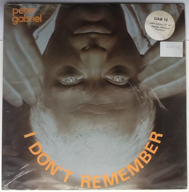 Peter Gabriel I Don&#39;t Remember 2 x 12&#34; Still Sealed NMint Vinyl Single with Promo UK 1983