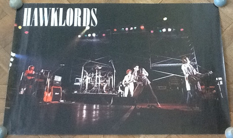 Hawklords Hawkwind Promo Poster Live 1978
