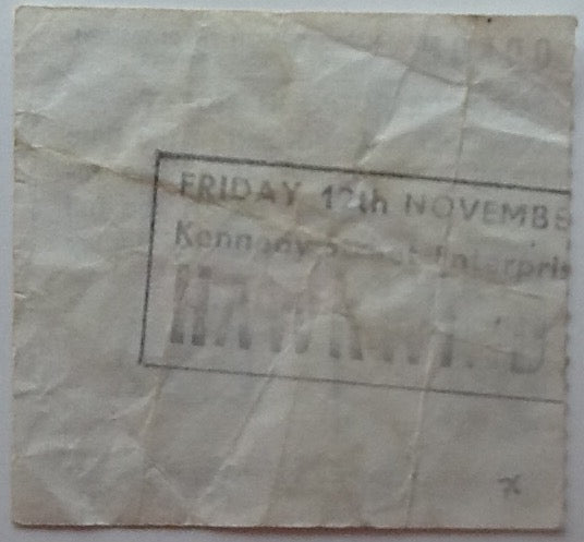 Hawkwind Original Used Concert Ticket Hammersmith Odeon London 1982
