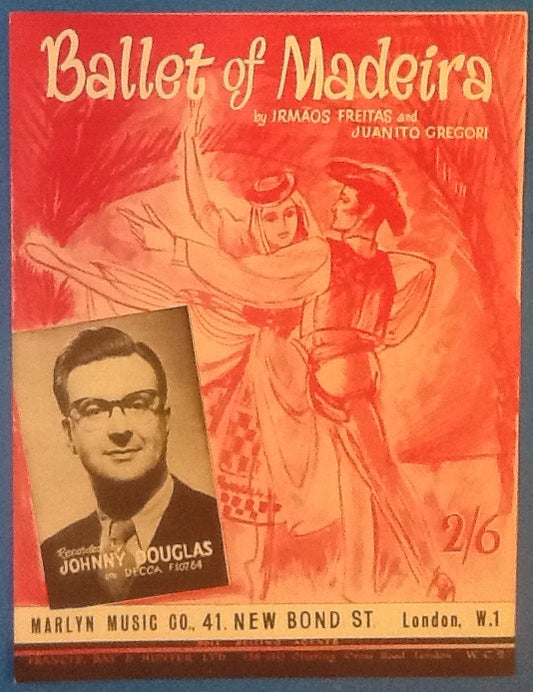 Johnny Douglas Ballet of Madeira Original Mint Sheet Music 1956