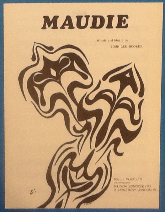 John Lee Hooker Maudie Original Mint Sheet Music 1959