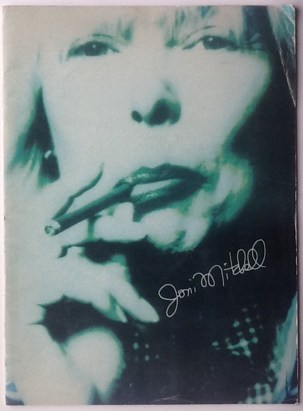 Joni Mitchell Original Concert Programme Refuge Tour 1983