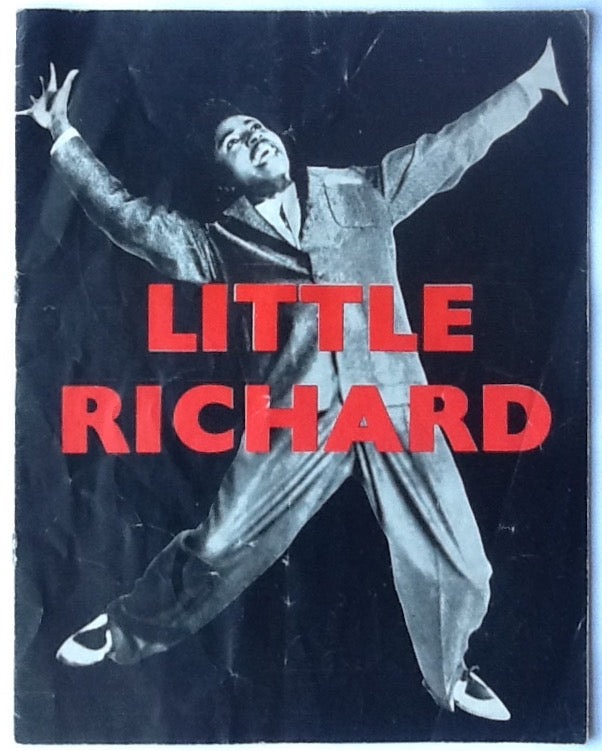 Little Richard Sam Cooke Jet Harris Original Concert Programme UK Tour 1962