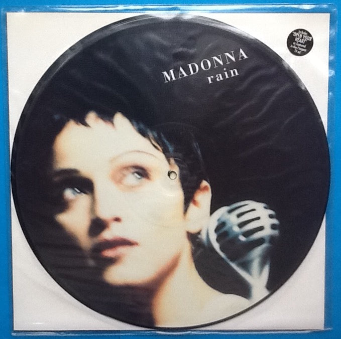 Madonna Rain 3 Track 12" Single Sided Picture Disc UK 1993