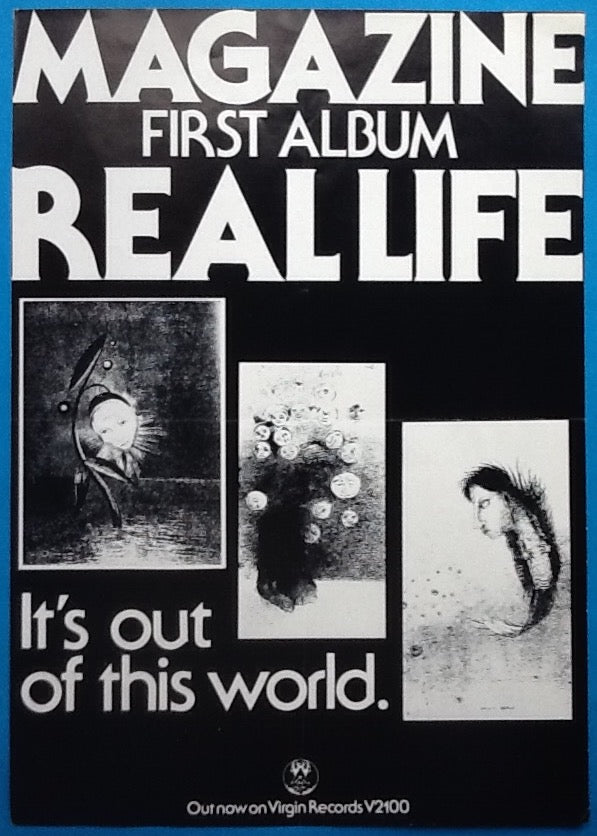 Magazine Original Concert -Album Promo Handbill Flyer UK Tour Real Life 1978