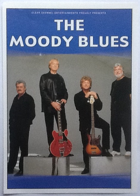 Moody Blues Original Concert Handbill Flyer UK Tour 2002