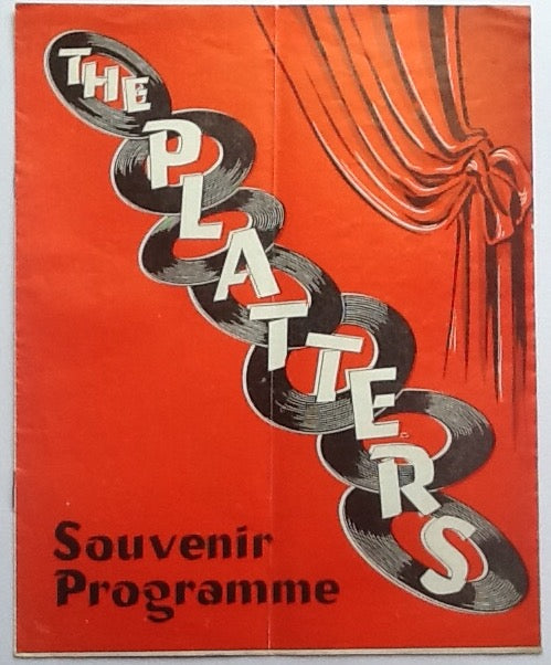 Platters Jack Parnell Original Concert Programme UK Tour 1957