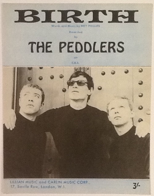 Peddlers Birth Original Mint Sheet Music 1969