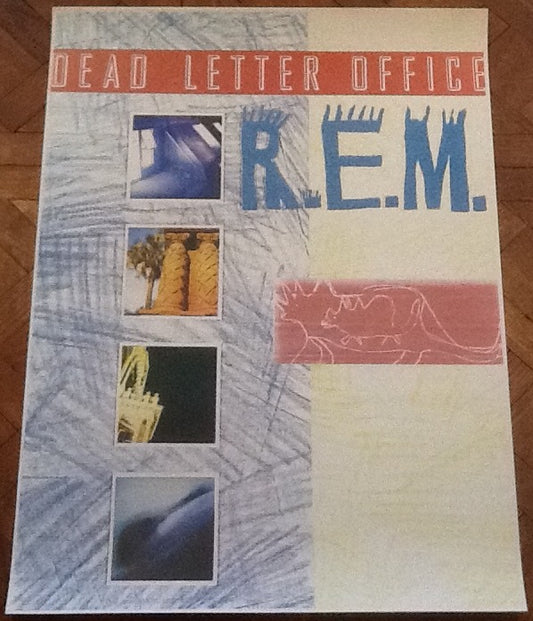 R.E.M. Dead Letter Office Original Promo Poster 1987