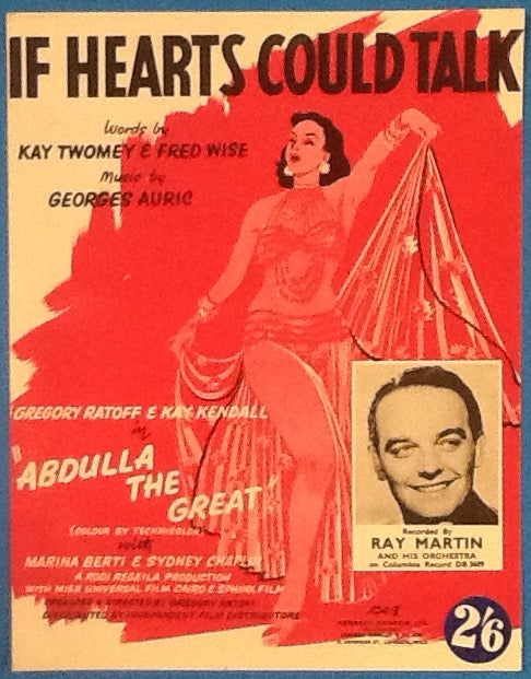 Ray Martin If Hearts Could Talk Original Mint Sheet Music 1954