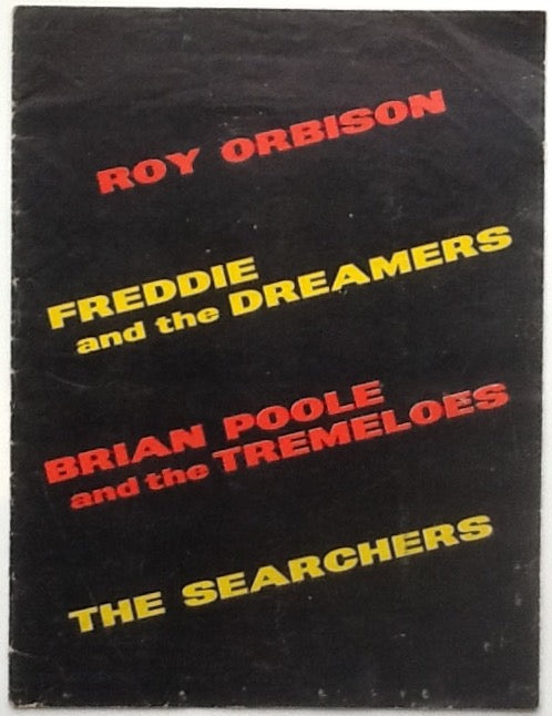 Roy Orbison Freddie & the Dreamers Brian Poole Original Signed Concert Programme UK TOur 1963