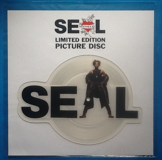 Seal Violet 2 Track 7" Shaped Picture Disc 1992