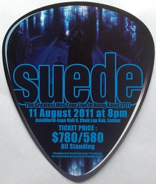 Suede Original Shaped Handbill Flyer AsiaWorld Expo Hall Hong Kong 2011