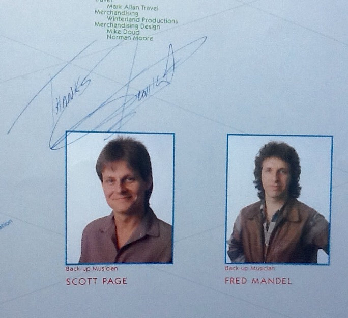 Supertramp Original Signed Autographed Concert Programme World Tour 1983