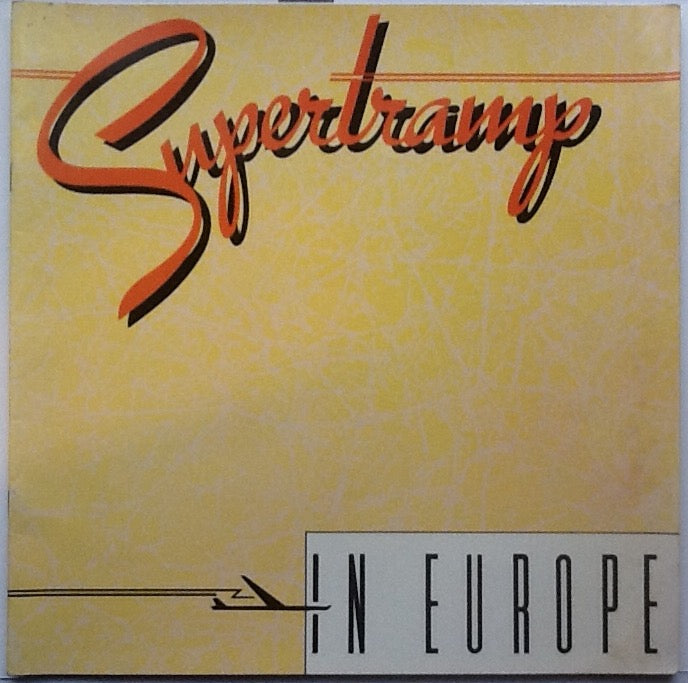 Supertramp Original Signed Autographed Concert Programme In Europe Tour 1979