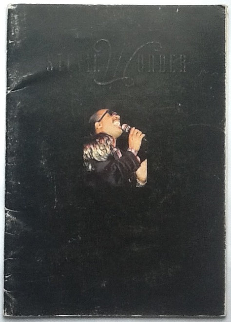 Stevie Wonder Original Concert Programme Europe Tour 1989