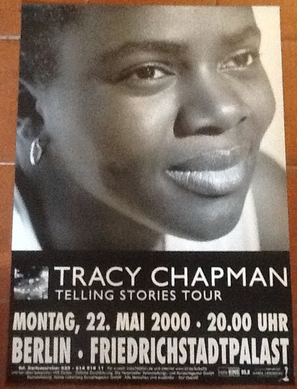 Tracy Chapman Original Concert Tour Gig Poster Friedrichstadtpalast Berlin 2000