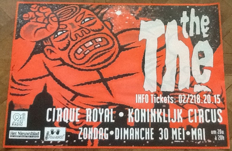 The The Original Concert Tour Gig Poster Cirque Royal Brussels 1993