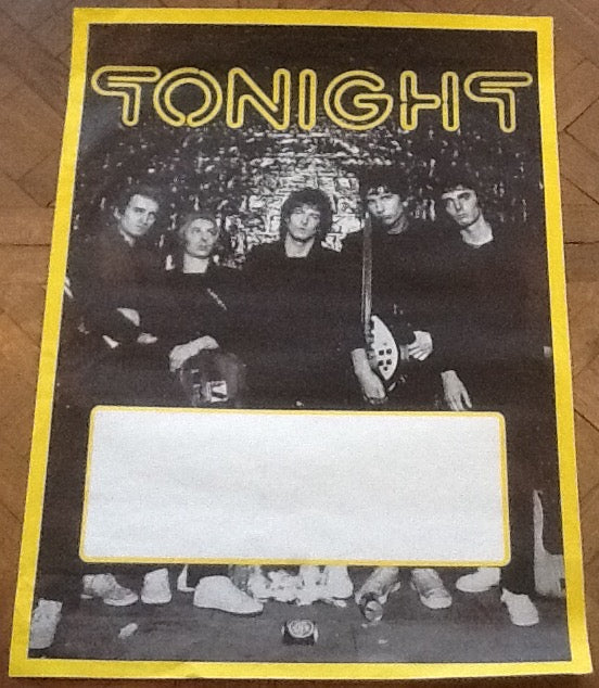 Tonight Original Promo Concert Tour Gig Poster UK Tour 1978