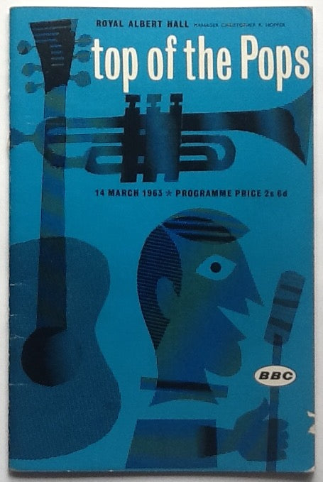 Top of the Pops Original Concert Tour Gig Programme Royal Albert Hall London 1963