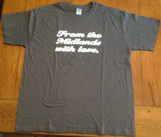 Wonder Stuff From The Midlands With Love Promo T Shirt 2012