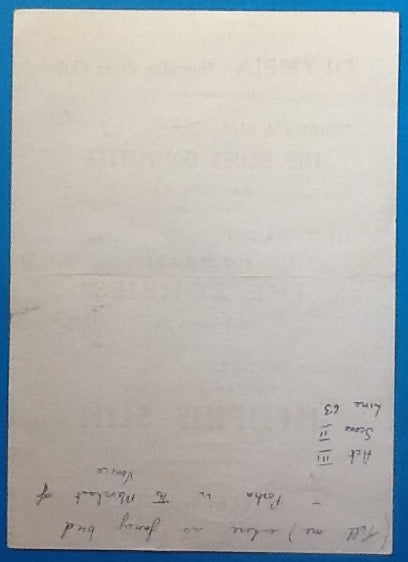 Zombies Memphis Slim Original Concert Handbill Flyer Reading 1964