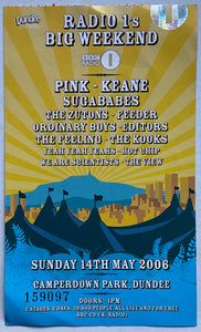 P!nk Pink Keane Original Used Concert Ticket Camperdown Park Dundee 14th May 2006