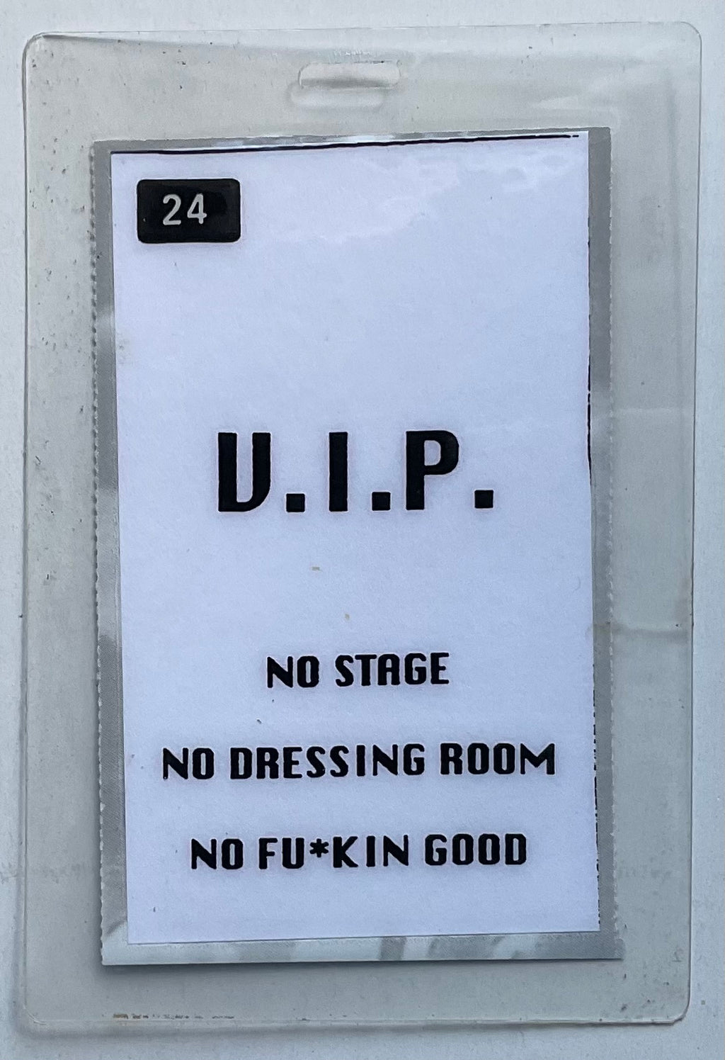 Rage Against the Machine Original Unused Concert Backstage Pass Ticket European Tour 1992