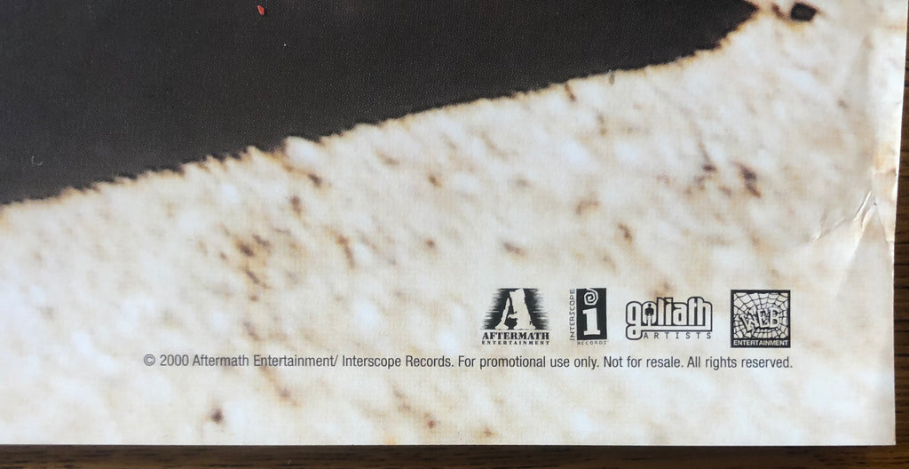 Eminem The Marshall Mathers Original Promo Poster Interscope Records 2000
