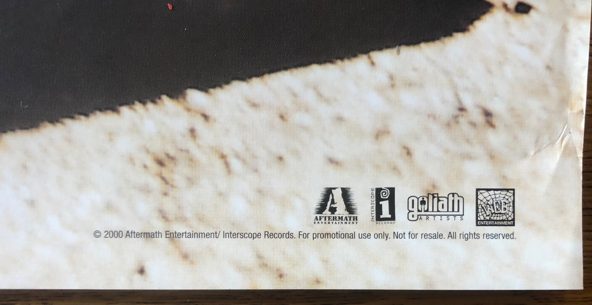 Eminem The Marshall Mathers Original Promo Poster Interscope Records 2000