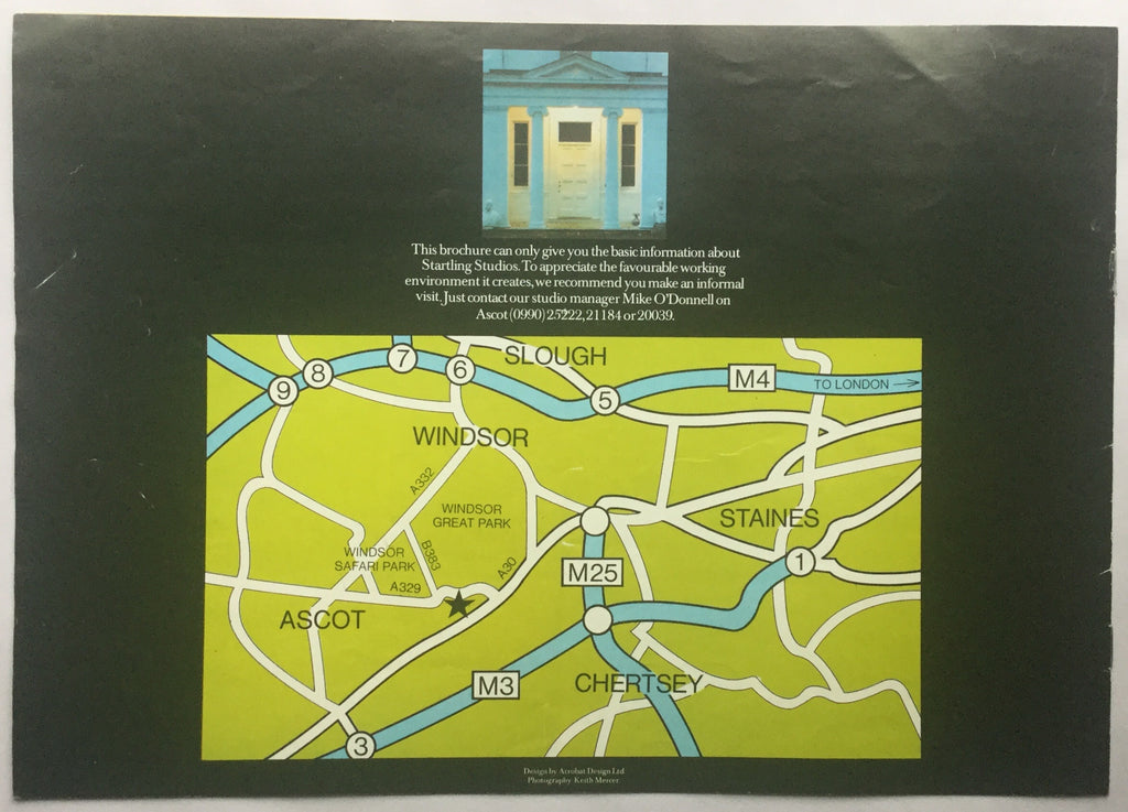 Beatles John Lennon Ringo Starr Original Rare Startling Studios Tittenhurst Park 8 Page Brochure 1973