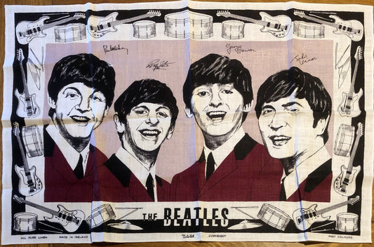 Beatles Original Irish Linen Table Cloth