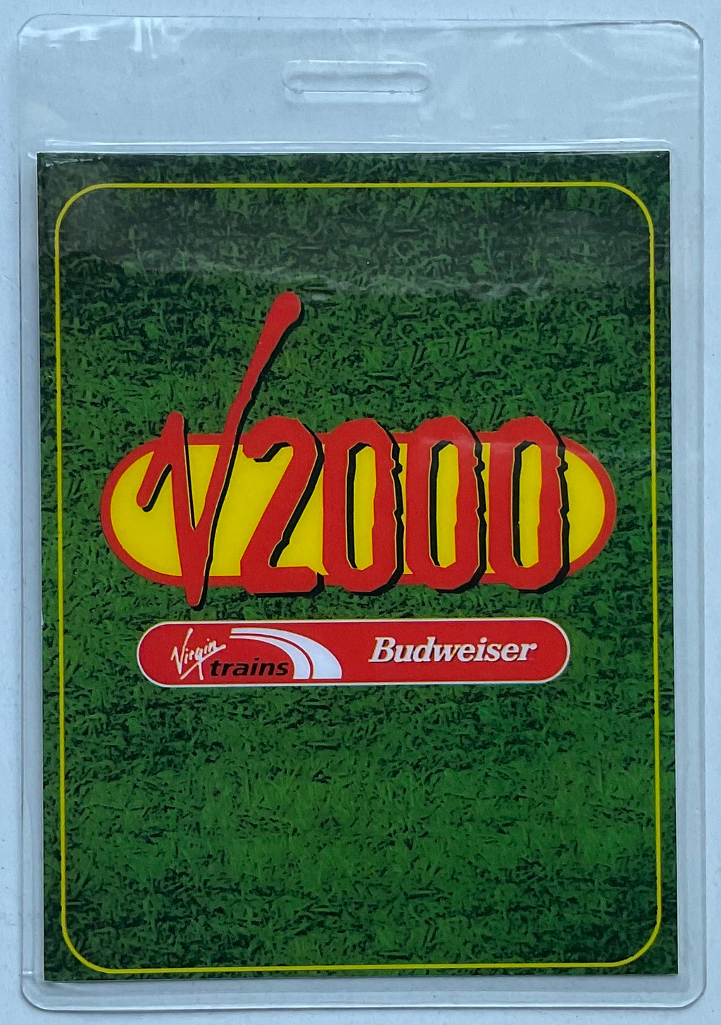 Travis Original Concert Backstage Pass Ticket V Festival Weston Park 19th 20th Aug 2000