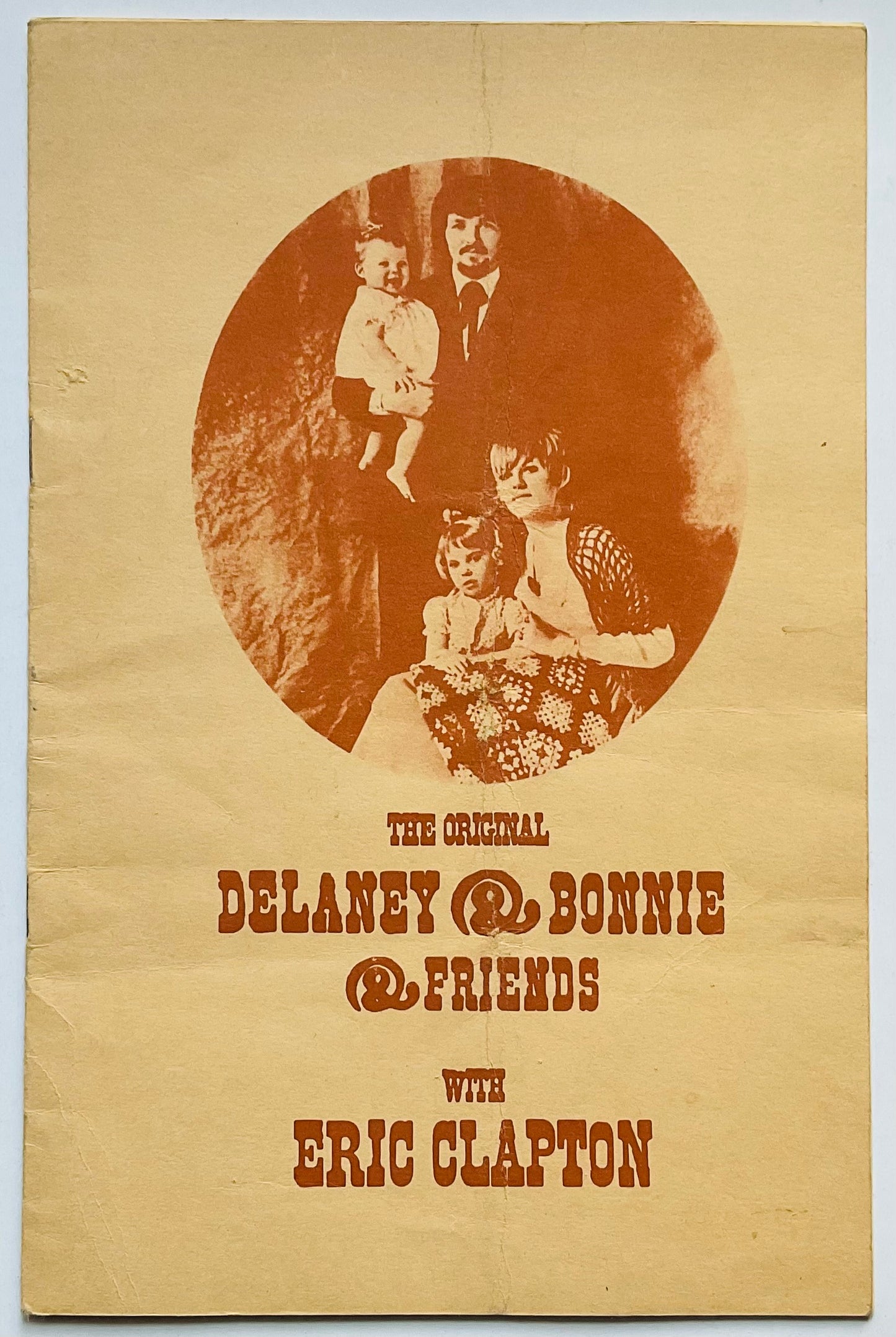 Delaney & Bonnie Eric Clapton George Harrison Originsl Concert Programme Dec 1969