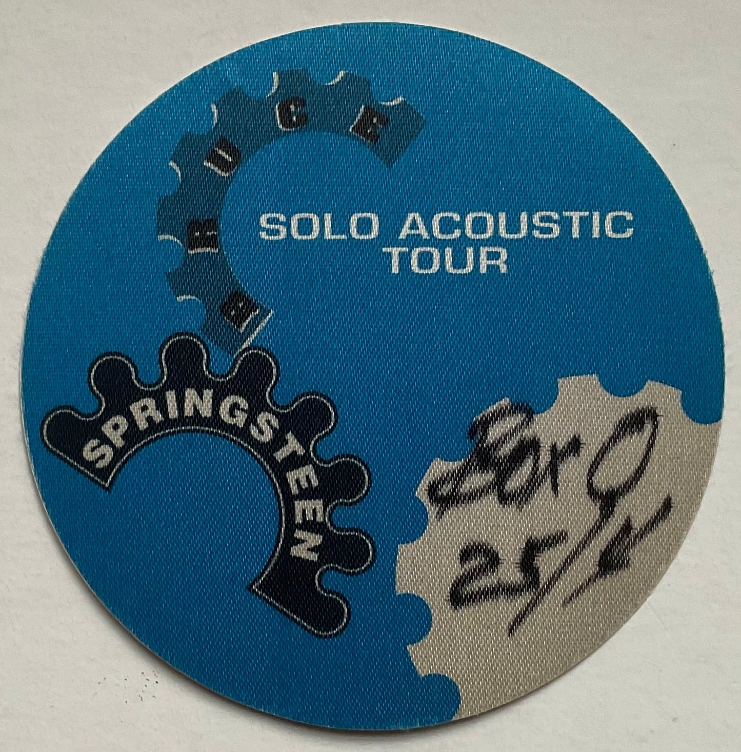 Bruce Springsteen Original Unused Concert Tour Backstage Pass Ticket Brixton Academy London 25th Apr 1996