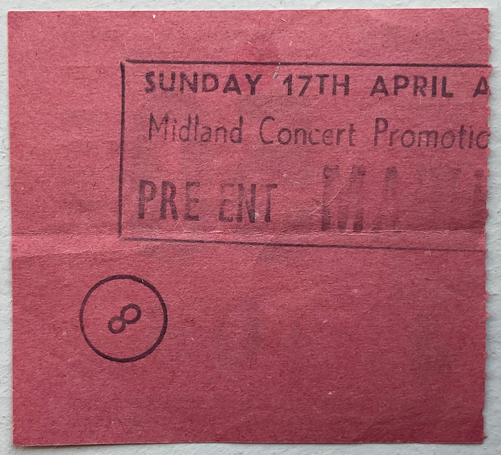 Marillion Original Used Concert Ticket Hammersmith Odeon London 17th Apr 1983