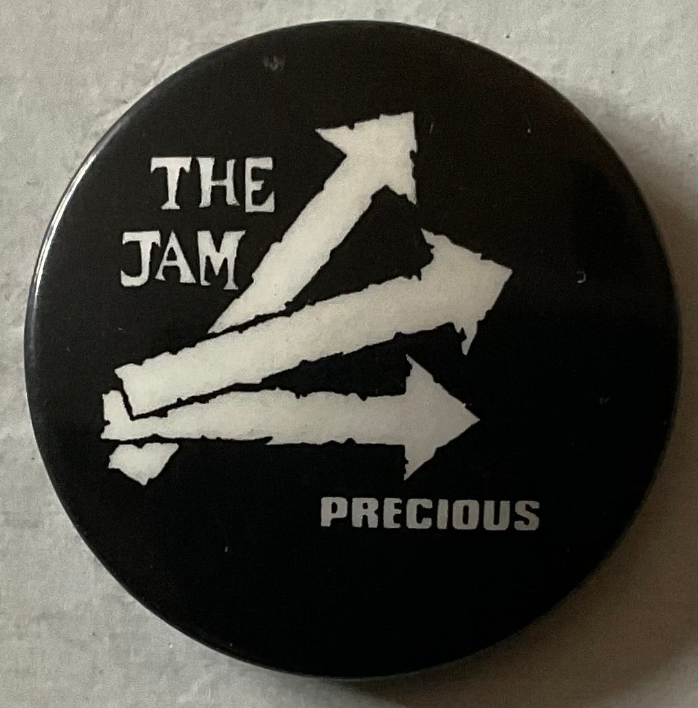 Jam Precious Original Metal Concert Button Pin Badge 1970/80s