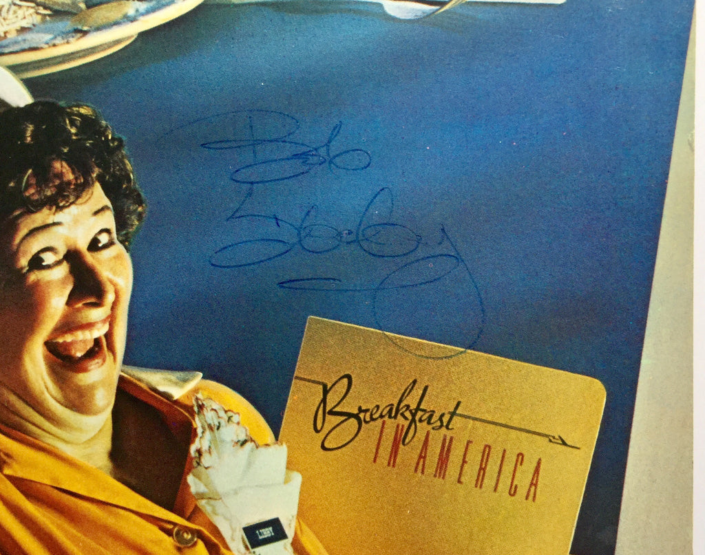 Supertramp Breakfast in America Original Signed Autographed Vinyl Album LP 1979