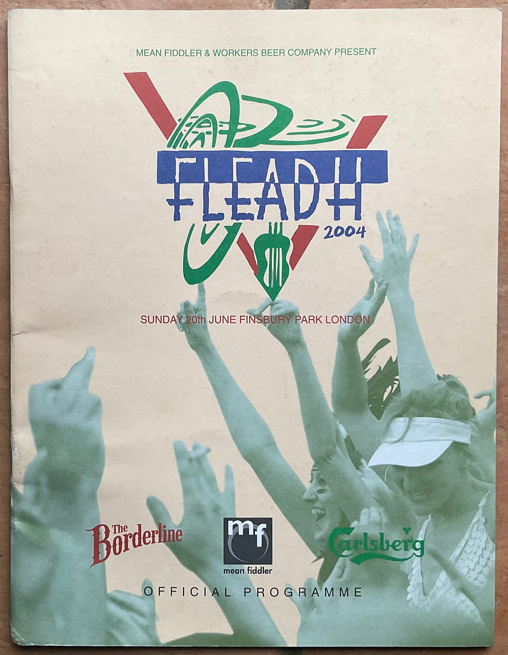 Bob Dylan Original Concert Programme FLEADH Finsbury Park London 20th Jun 2004