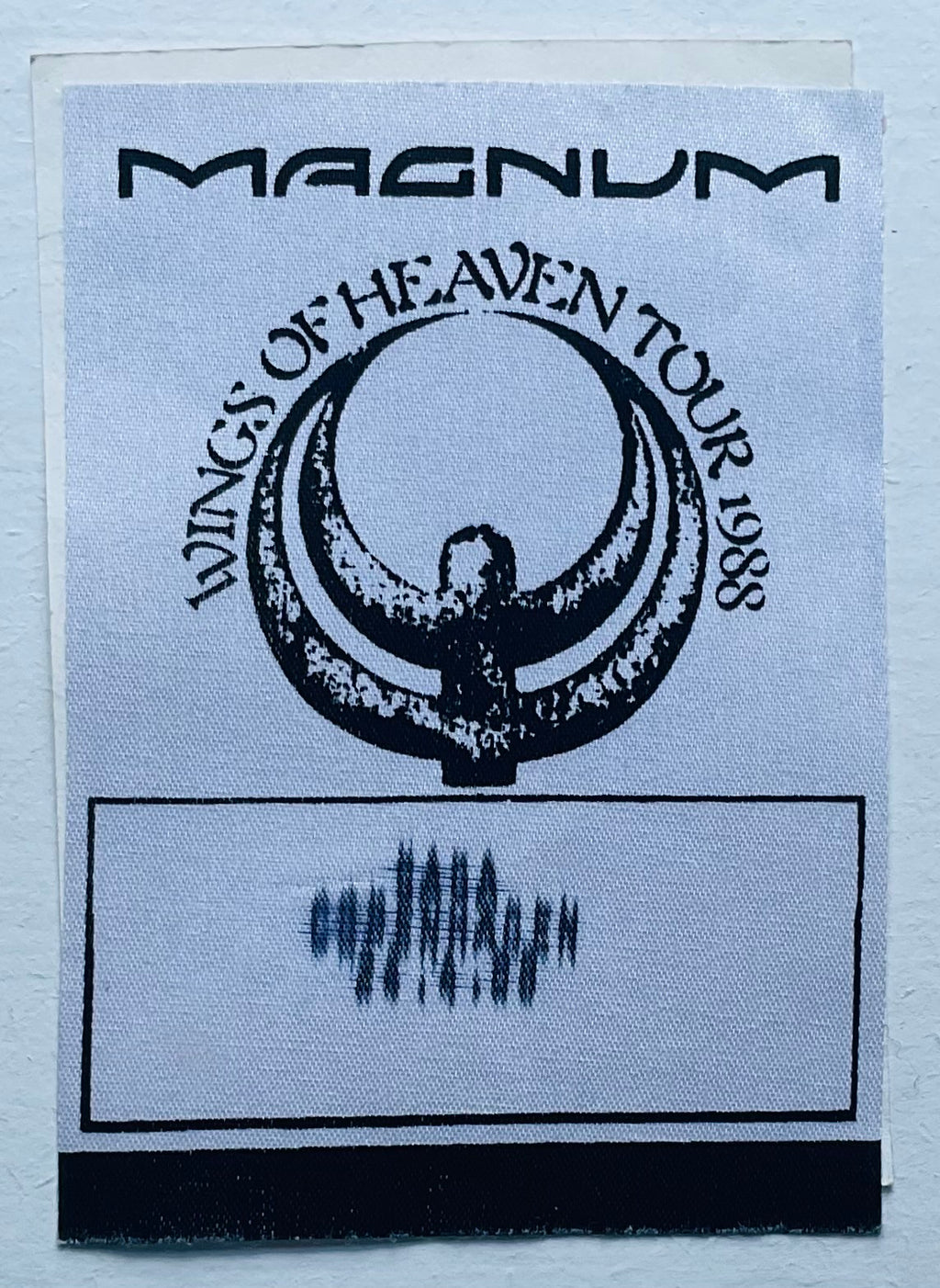 Magnum Original Unused Concert Backstage Pass Saga RockTeater Copenhagen 24th Apr 1988