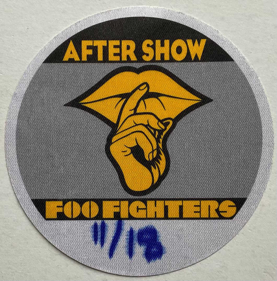Foo Fighters Original Unused Concert Backstage Pass Ticket O2 Academy London 18th Nov 2007