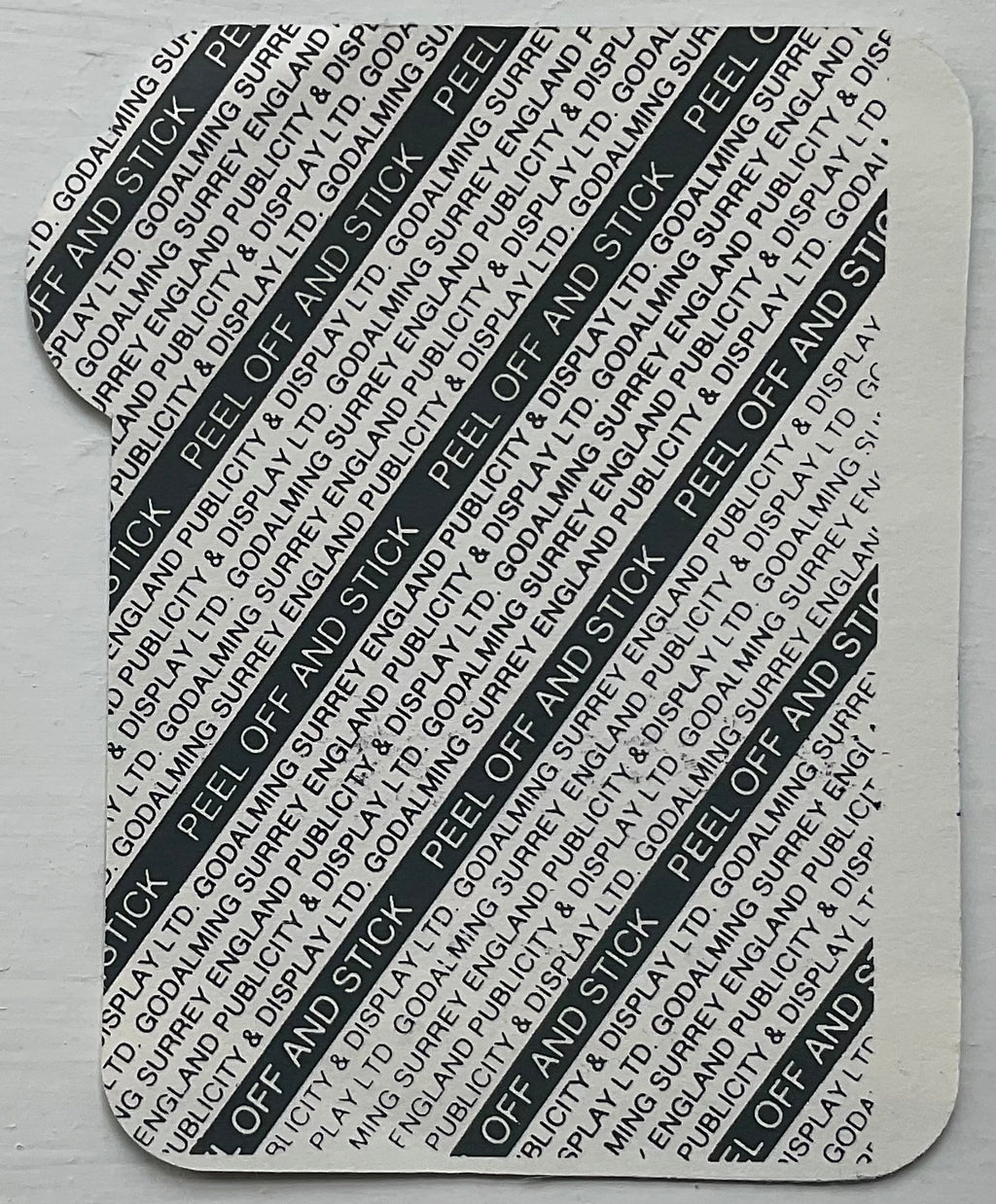 Cure Original Unused Concert Backstage Pass Ticket Valby Hallen Copenhagen 28th Sept 1992