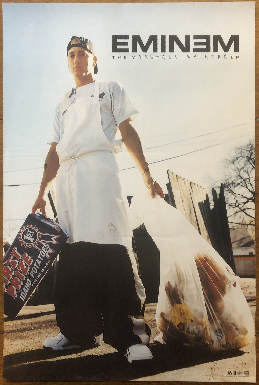 Eminem The Marshall Mathers Original Promo Poster Interscope Records 2000