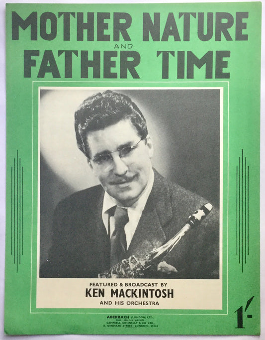 Ken Mackintosh Mother Nature and Father Time Original Mint NOS Sheet Music 1952