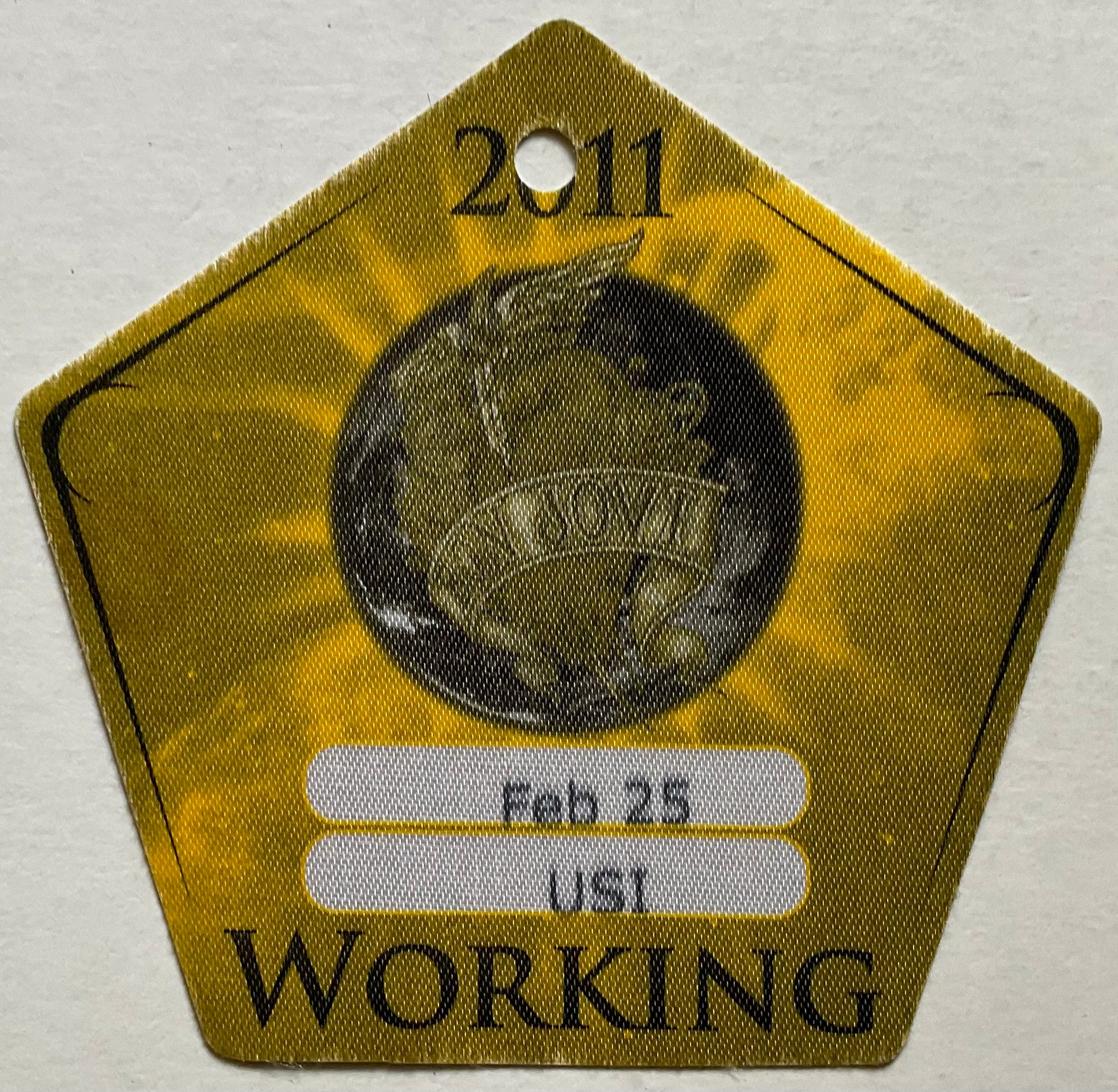 Bon Jovi Original Unused Backstage Pass Ticket Madison Square Garden New York 25th Feb 2011