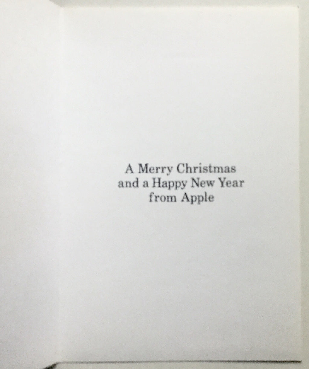 Beatles Apple Rare Unused Christmas Card Designed by Klaus Voormann 1971