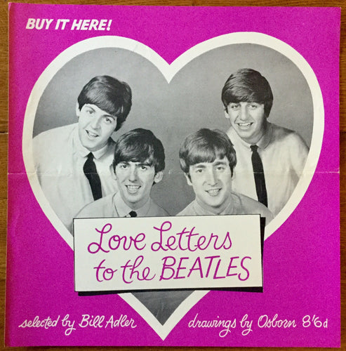 Beatles Love Letters to the Beatles Promo Advertising Poster 1964