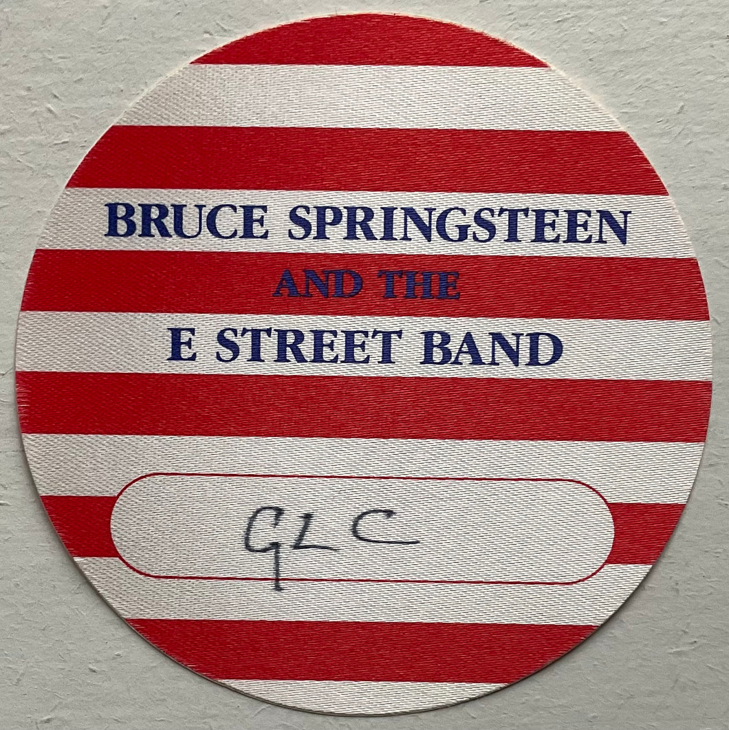 Bruce Springsteen Original Unused Concert Tour Backstage Pass Ticket Wembley Stadium London 6th Jul 1985