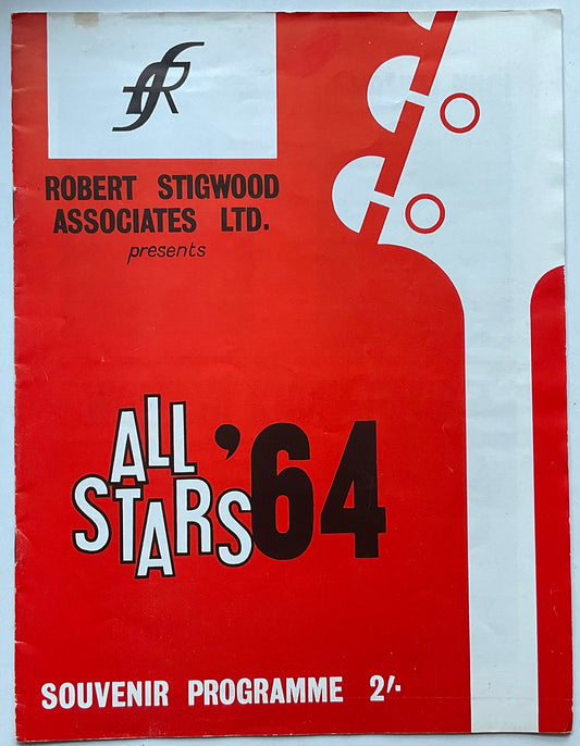 Rolling Stones Original Concert Programme All Stars Tour 1964